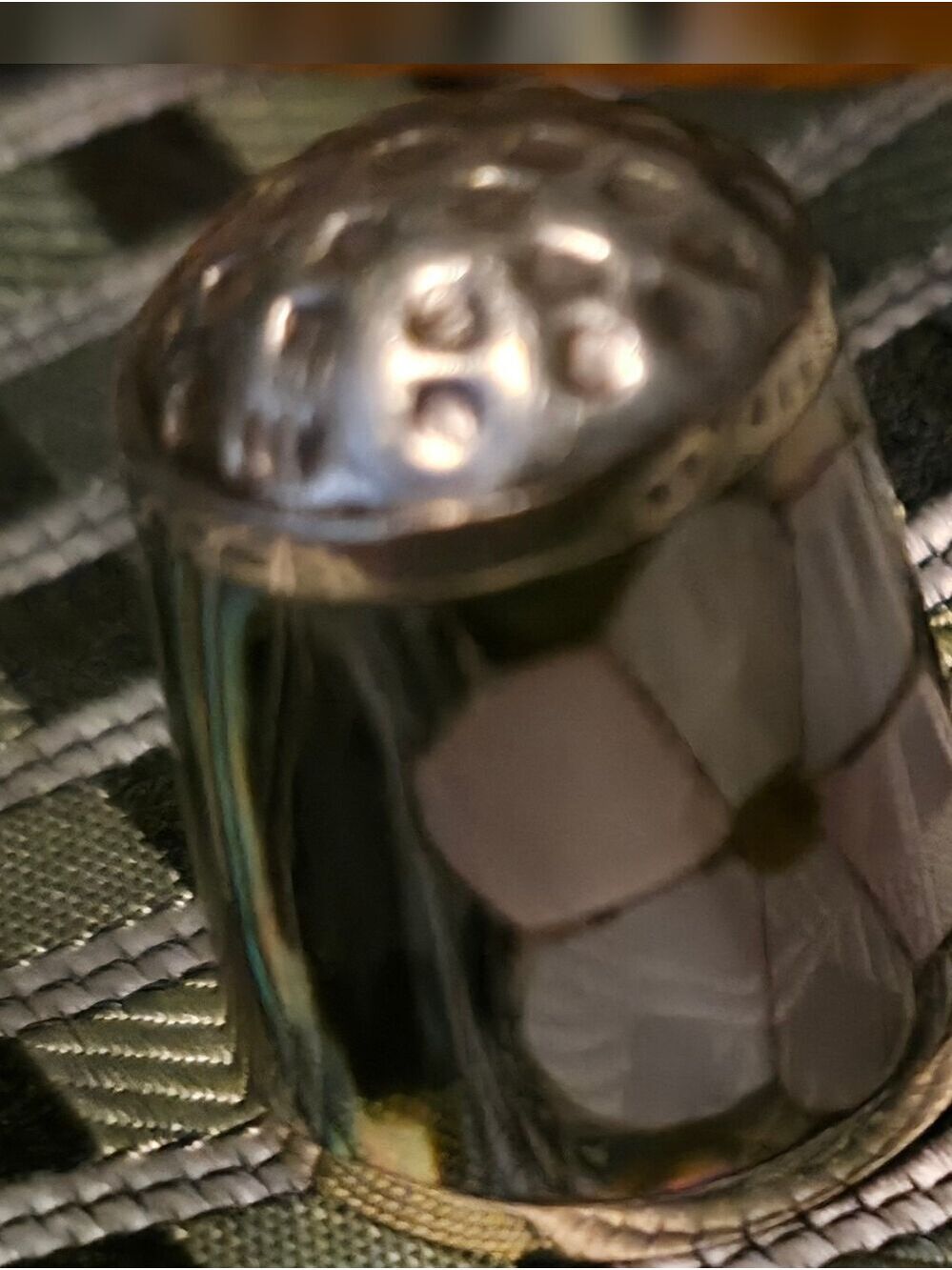 4/$25 Deal! Vintage Thimble For Sewing With Abalone Shell